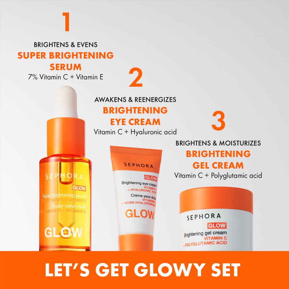 LET'S GET GLOWY SET (SET DE RUTINA FACIAL LUMINOSA)